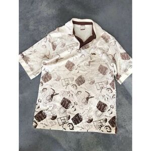 Bare Fox One Color One Nation Basketball Mens Polo Shirt 3XL / XXL